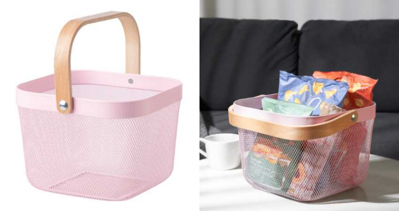RISATORP網籃 粉紅色原價/249元、今年再創低價/199元(圖/擷取自官網)