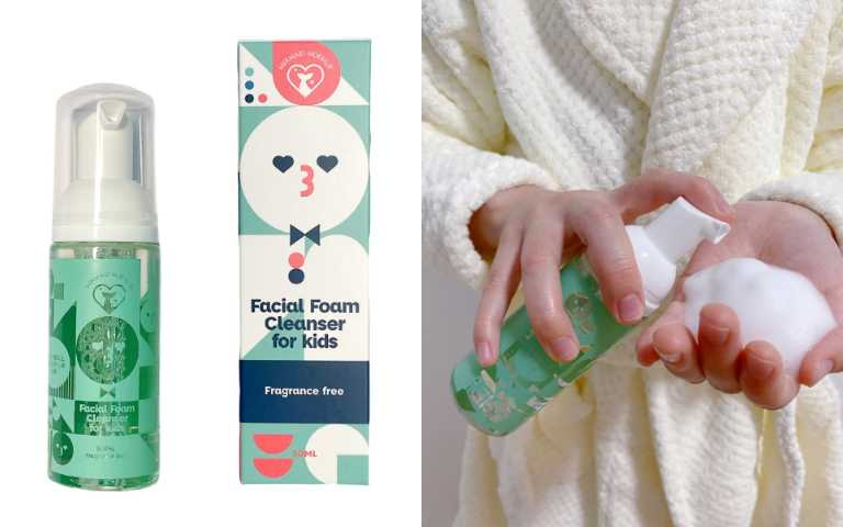 Mermaid Murmur 兒童益生菌胺基酸洗顏慕斯 50 ml／580元（圖／品牌提供）