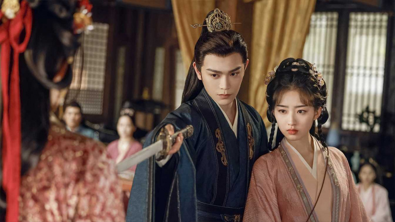 丁禹兮與鄧恩熙相差10歲還是很有CP感。（圖／中天娛樂台提供）