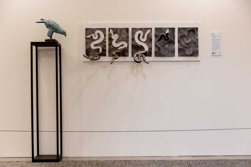 2025臺灣工藝獎 工藝美術組 新光三越特別獎《凝視》蔡承倢(圖/業者提供)