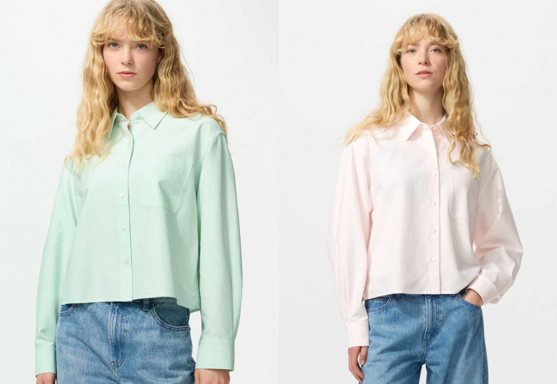 UNIQLO and JW Anderson聯名系列「牛津寬版襯衫」／790元（圖／品牌提供）