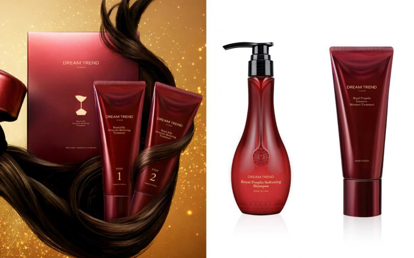 周間加強用蜂王乳結構還原護髮系統，平日就用蜂王乳瞬柔洗髮浴和蜂王乳瞬柔閃耀護髮膜完成基礎保濕修護。（圖／品牌提供）