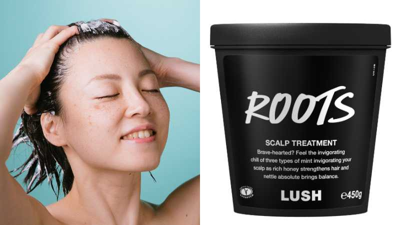 LUSH 髮根修護頭皮護理霜 225g／900元、450g／1,650元（圖／品牌提供）