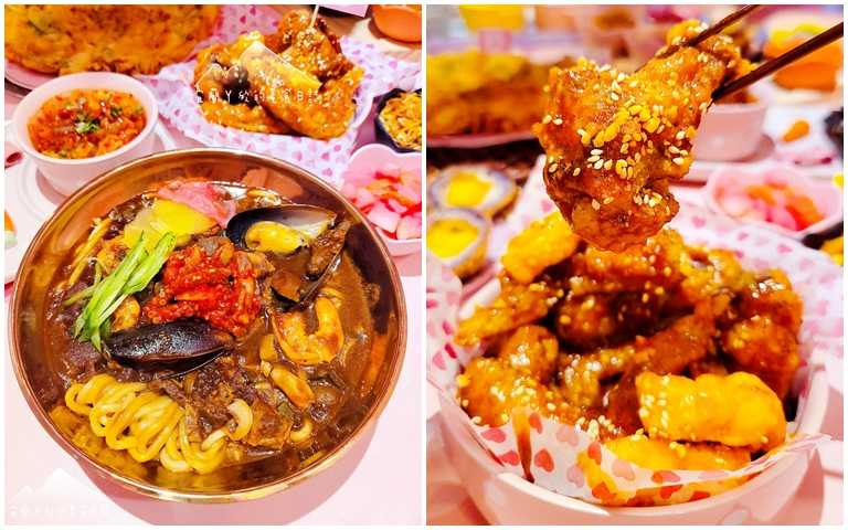 餐點選擇極多，除了燒肉外，還有各式韓國料理如韓式炸雞都可以享用。（圖片提供：宜蘭ㄚ欣的美食日誌）