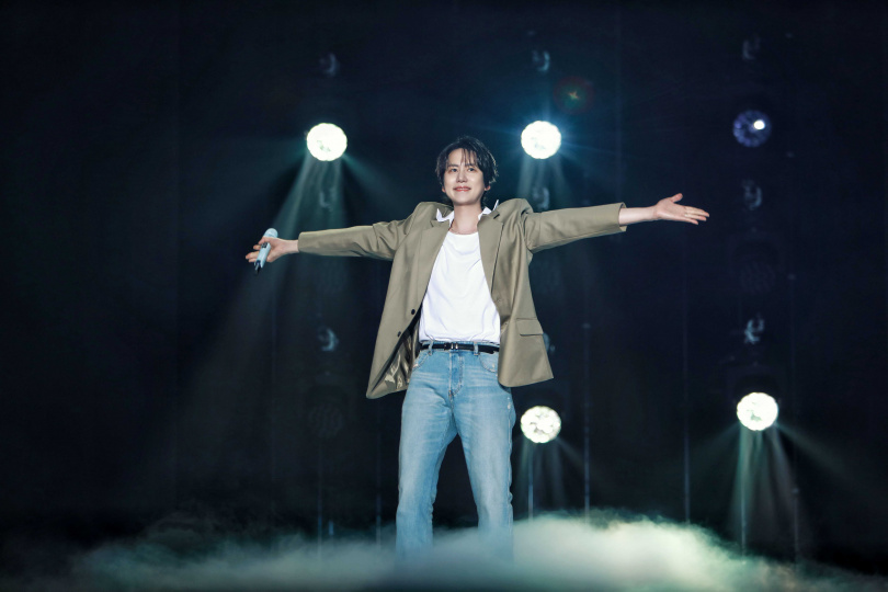 圭賢今天幾乎整場都在用中文和粉絲交流。（圖／D-SHOW提供）