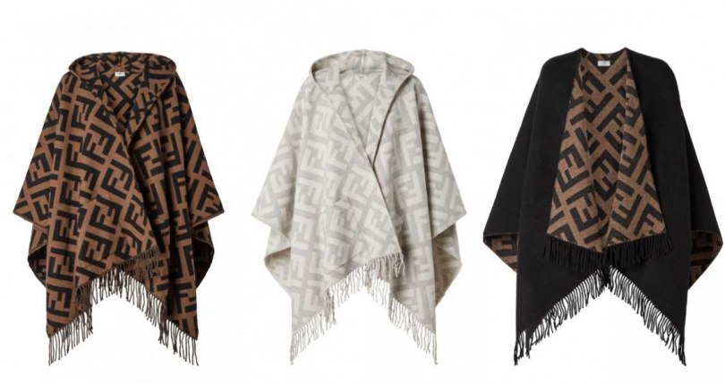 FENDI FF Poncho（圖／品牌提供）