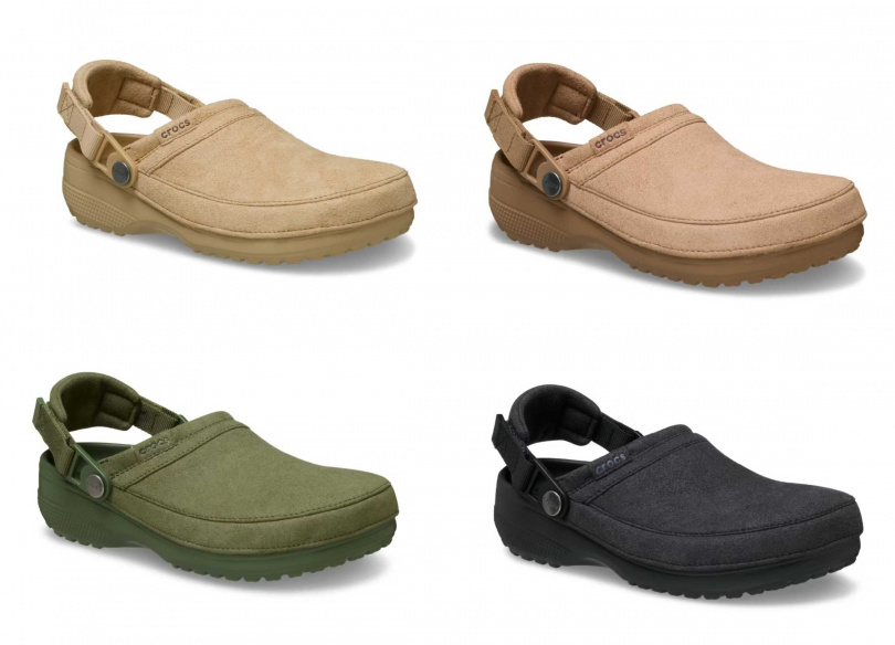 Crocs Crafted仿麂皮克駱格／2,180元（圖／品牌提供）