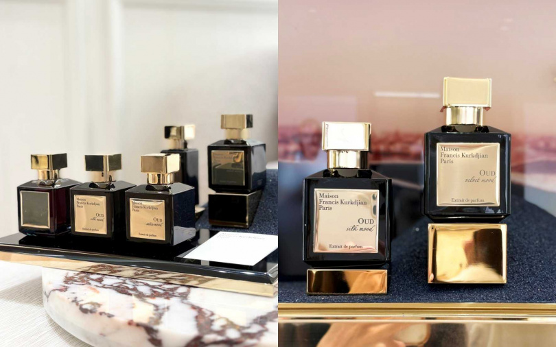 Maison Francis Kurkdjian Oud Velvet Mood絲絨沙幕香精35ml／9,400元、70ml／14,500元（圖／吳雅鈴攝）