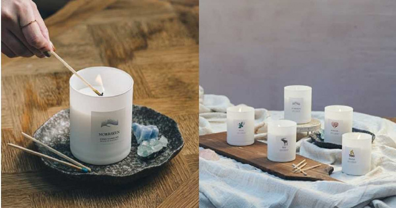 源於北歐瑞典純粹的天然香氛-Vana Candles的經典再現系列，也是許多人會在睡前使用的香氛蠟燭。(圖／品牌提供)