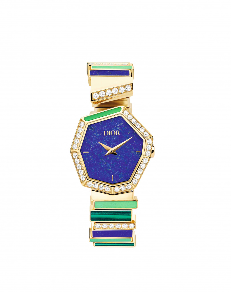 Gem Dior黃金鑽石彩寶腕錶／1,850,000元（圖／品牌提供）