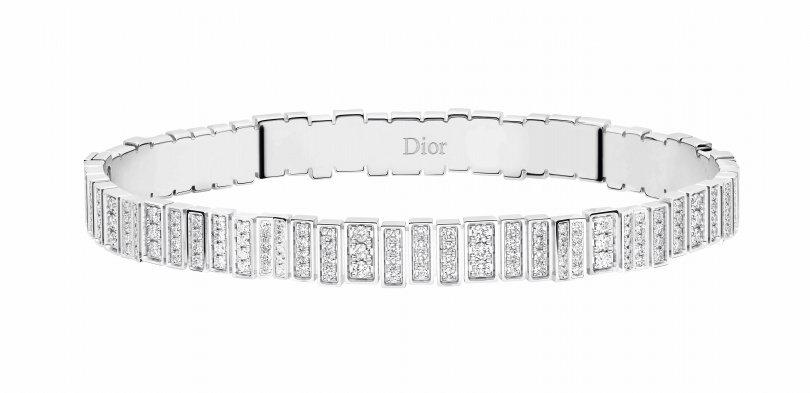 Gem Dior 白金鑽石手鐲／355,000元（圖／品牌提供）