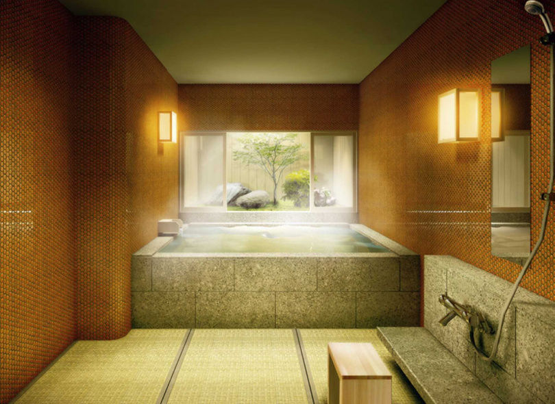 「清風莊旅館」也提供獨立於房間之外的溫泉湯屋選擇。