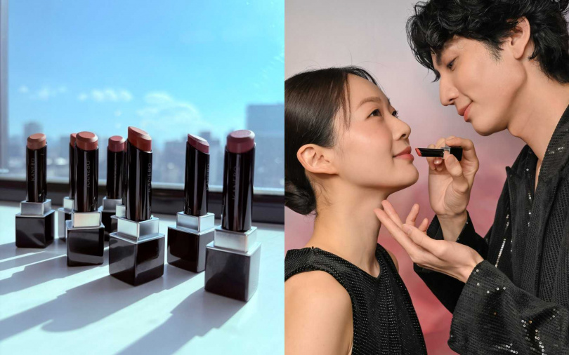 KANEBO星燦嫣紅悸動唇膏總共推出含限定2色的8個色選。(圖/品牌提供、吳雅鈴攝)