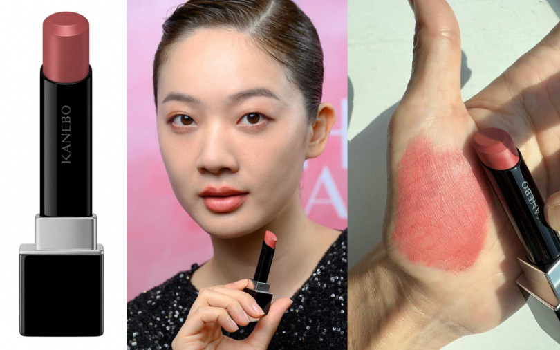 KANEBO星燦嫣紅悸動唇膏#B102/1,450元(圖/品牌提供、吳雅鈴攝)