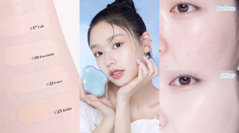 ETUDE 雲朵輕盈完美氣墊粉餅 #19白皙色、#21自然色、#23健康色/750元(圖/擷取自etudeofficial IG、品牌提供)