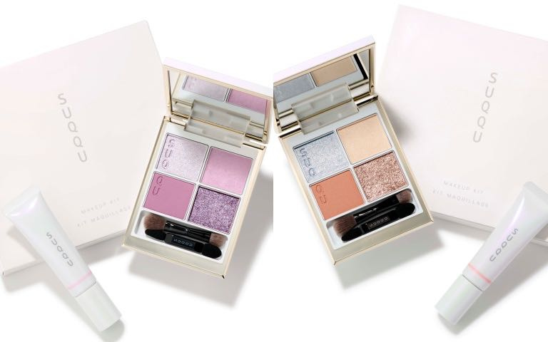 SUQQU 晶采彩妝組 舜華/光飾 組合，以精緻光澤營造出層次感。各3400元。（圖／品牌提供）