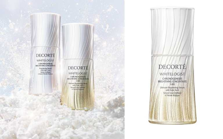 DECORTE黛珂瑩潤粹白極光煥采精粹(1.8X) 30ml / 4,000元、60ml / 6,700元。(圖/品牌提供)