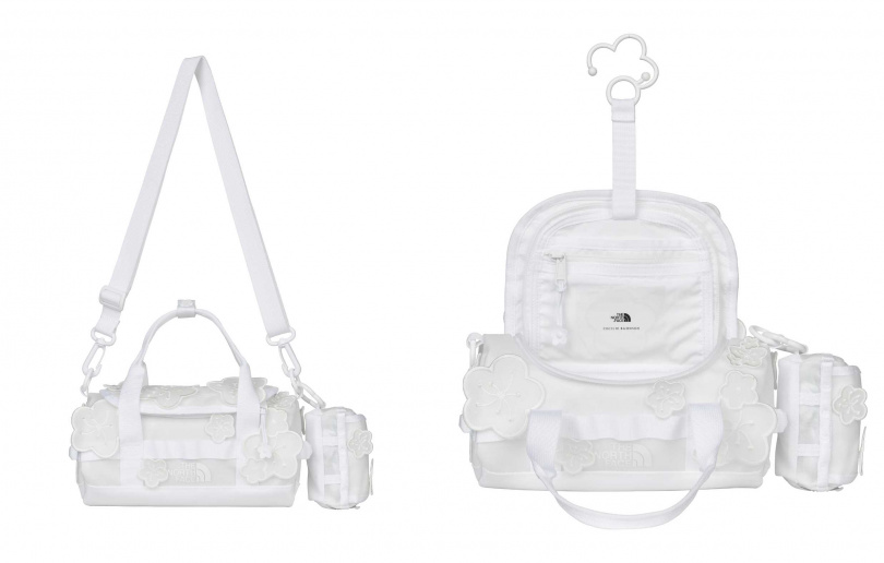 The North Face X Cecilie Bahnsen 聯名系列 Maria Base Camp半透明迷你斜挎包/10,380元(圖/品牌提供)