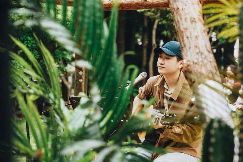 現場將在森林舉辦LIVE療癒音樂表演。（圖／雄獅文具想像力製造所提供）