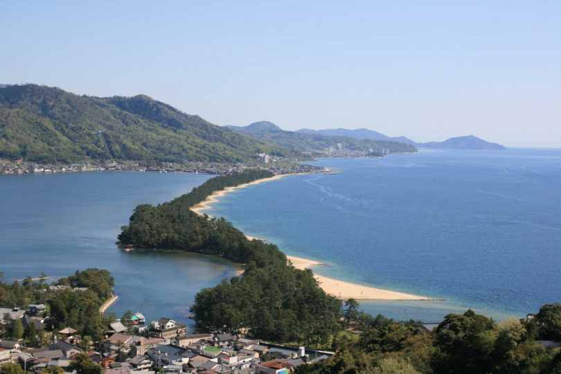 在天橋立觀景台所見的「飛龍觀」景象。(圖/京都府觀光聯盟提供)