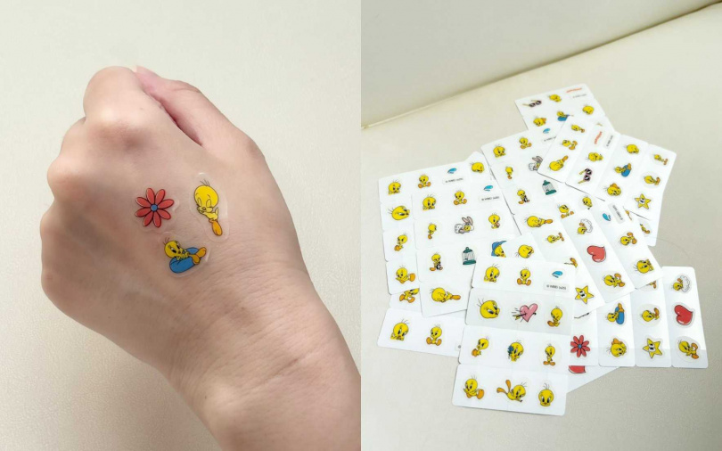 多達36款崔弟主題造型痘痘貼等妳來收集。（圖／吳雅鈴攝）