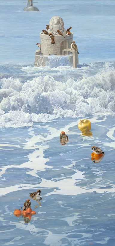 <充滿未知的探險> 175 cm × 75cm。（圖／統一提供）