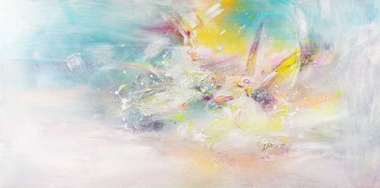 <愛之曲> 120 cm × 60cm。（圖／統一提供）