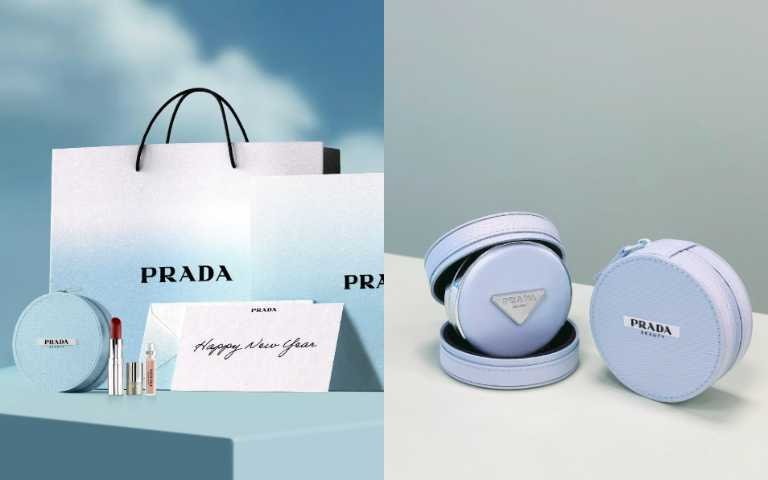 限定收藏「莫測藍精品尼龍氣墊收納包+禮贈包裝」（圖／品牌提供）