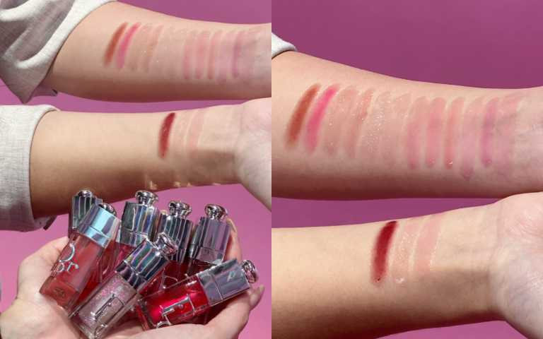 迪奧 粉漾水光潤唇釉 6ml／1,400元（圖／廖怡婷 攝）