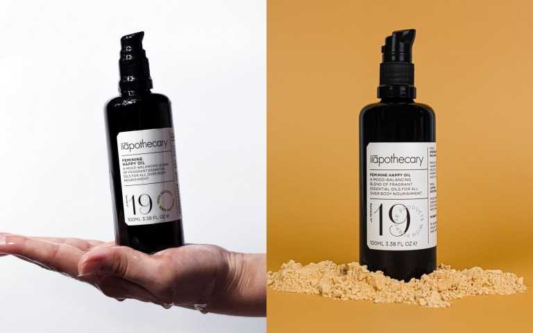 ilapothecary No.19濃情蜜意瑪卡菁植油100ml／2,280元  為肌膚提供充分滋潤度的同時，還可以調理平衡內在各種能量。（圖／品牌提供）
