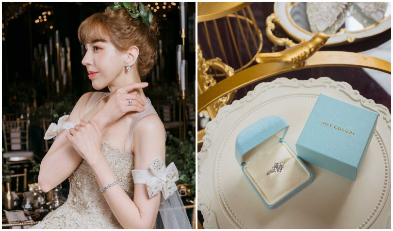 OYCOLORi未來鑽石是台灣培育鑽石的指標品牌（圖／SJ Wedding鯊魚婚紗婚禮影像團隊提供）