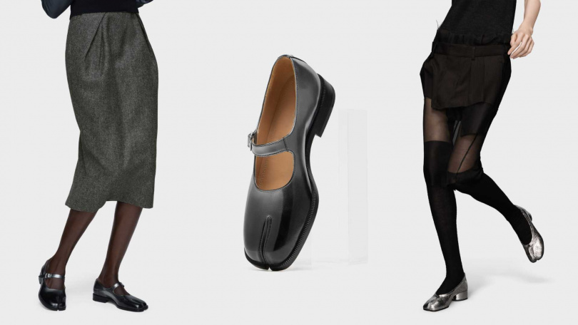 Maison Margiela Tabi 漸層瑪莉珍鞋（圖／品牌提供）