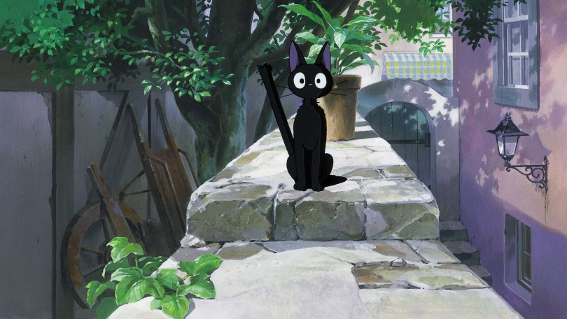 黑貓吉吉是琪琪的重要夥伴。（圖／甲上提供）