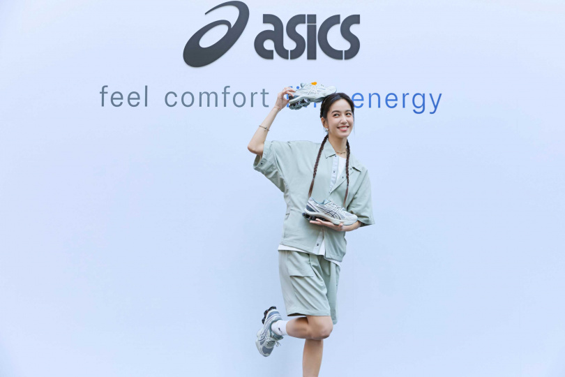ASICS品牌形象大使的陳庭妮現身搶逛ASICS GEL HOUSE(圖/品牌提供)
