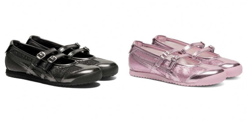 Onitsuka Tiger鬼塚虎MEXICO 66 TGRS 銀河黑/耀眼粉／5,180元