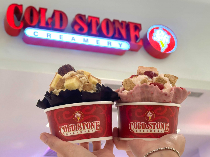 COLD STONE「草莓巴斯克」與「可麗露戀曲」兩款新品1月9日至3月5日開賣。（圖／COLD STONE提供）