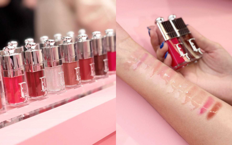 迪奧粉漾水光潤唇釉6ml/1,400元(圖/吳雅鈴攝)