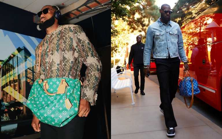 NBA傳奇球星LEBRON JAMES近期都是拿著這咖SPEEDY P9包款趴趴走。（圖／品牌提供）