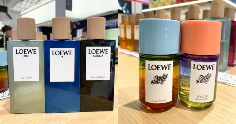 LOEWE的香水也被譽為是嗅覺工藝創作。（圖／吳雅鈴攝）