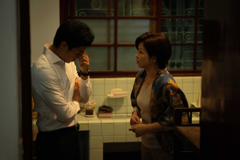 薛仕凌與楊貴媚演母子。(圖/CATCHPLAY+、公視、大慕可可)