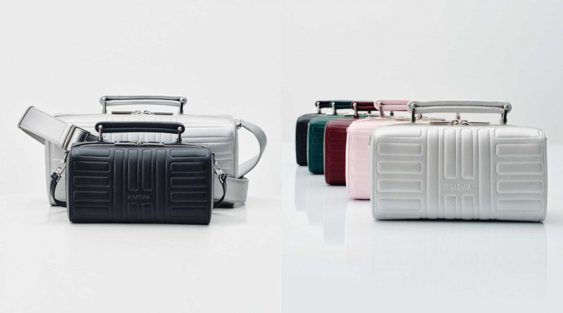 Cross-Body Bag Large Silver大型斜揹包／56,900元，Cross-Body Bag Small Black小型斜揹包／38,600元（圖／品牌提供）