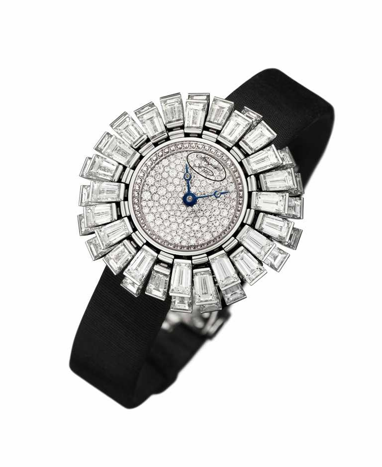 Breguet「Petite Fleur」高級珠寶系列，鑽錶╱6,936,000元。（圖╱Breguet提供）