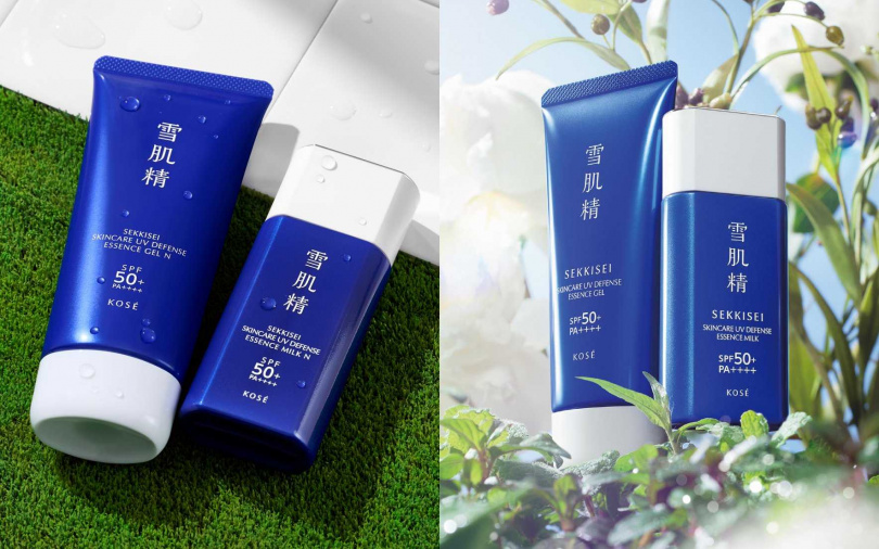 雪肌精輕水感全效防禦凝膠SPF50+ PA++++ 90g/650元、雪肌精輕水感全效防禦乳60g/750元(圖/品牌提供)
