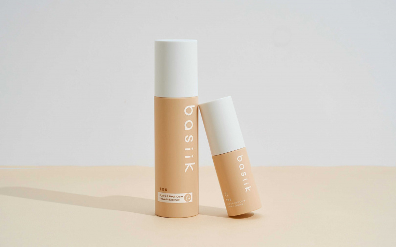 basiik SOS即效保濕免沖防護髮精華120ml/880元、30ml/350元(圖/品牌提供)