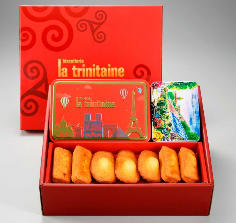 La Trinitaine精選禮盒內含香頌餅乾、法式太妃糖、法式甜品三重奏禮盒！  