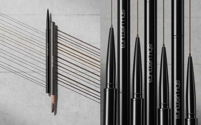 植村秀 0.33mm仿真飄霧眉筆(灰棕、胡桃棕、暗灰、橡棕)0.06g / 980元(圖/品牌提供)
