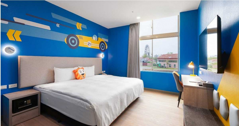 充滿童趣的主題雙人房。（圖／華園大飯店 草衙館提供）