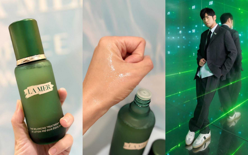周董力推!想找毛孔控油型產品的男生們,一定要試試海洋拉娜的「超能平衡精華露」。(圖/吳雅鈴攝、取自周杰倫IG)