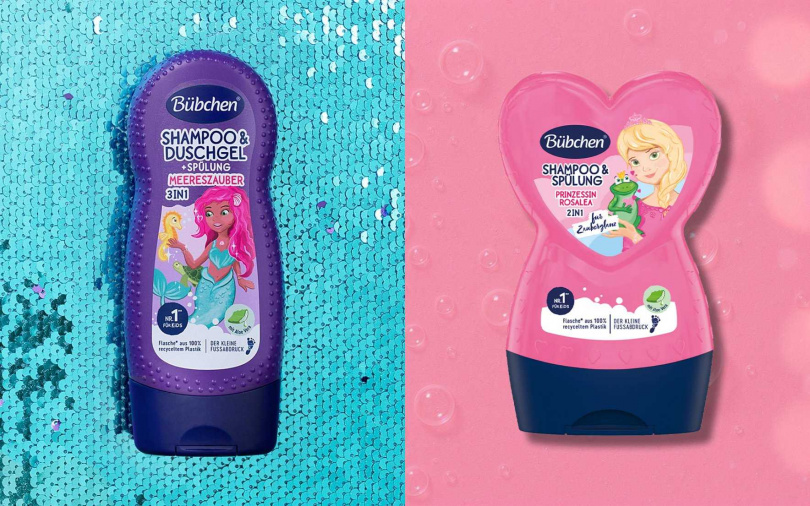 推薦給家中小女孩的首選-美人魚洗護髮沐浴乳、羅莎莉公主洗潤髮露,長頭髮洗後柔順好梳理還有淡淡香氣。(圖/品牌提供)