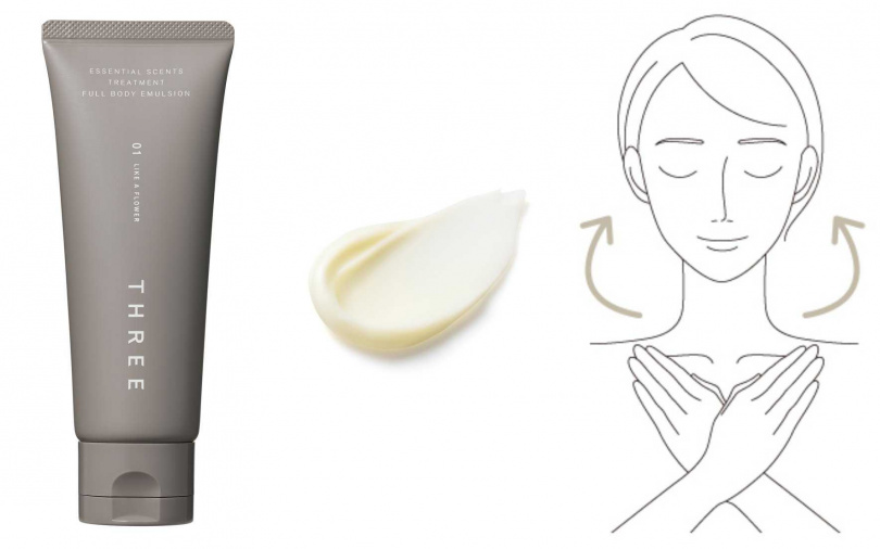 THREE香氛甦活精油身體乳100ml/1,500元(圖/品牌提供)